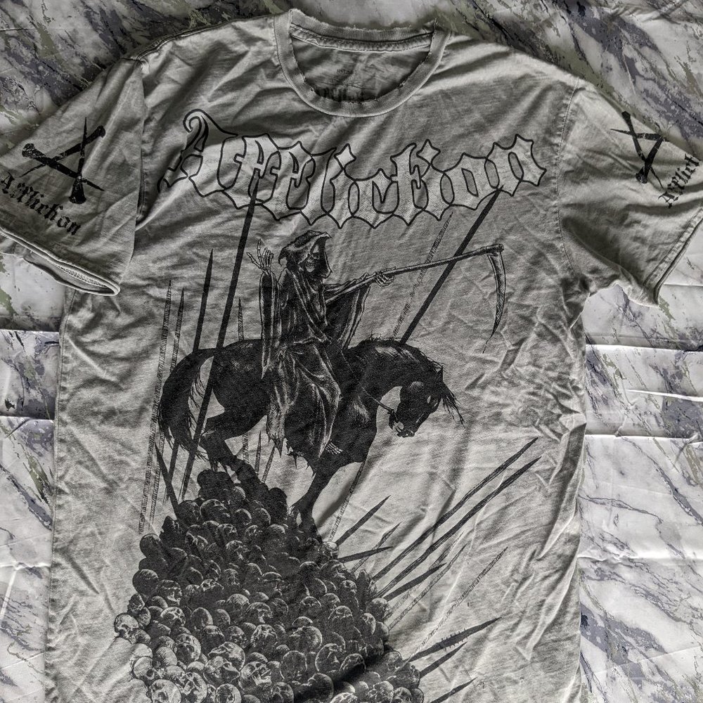 OG Vintage Affliction Shirt: Josh Barnett Signature Series (small)